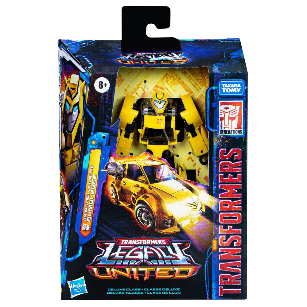 Transformers Legacy United Deluxe Animated Universe Bumblebee 5.5-Inch Action Figure