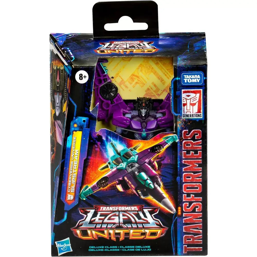 Transformers Legacy United Deluxe Class Cyberverse Universe Slipstream 5.5-Inch Action Figure