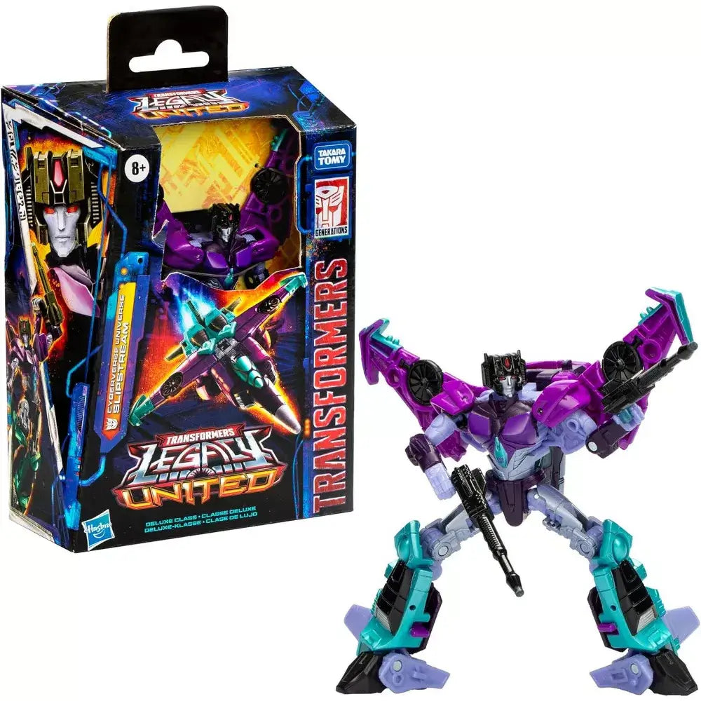 Transformers Legacy United Deluxe Class Cyberverse Universe Slipstream 5.5-Inch Action Figure