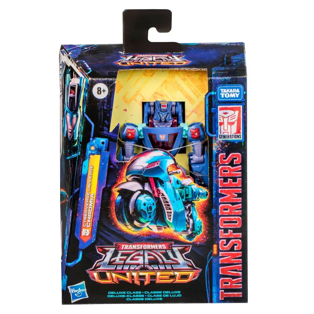 Transformers Legacy United Deluxe Cyberverse Universe Chromia 5.5-Inch Action Figure