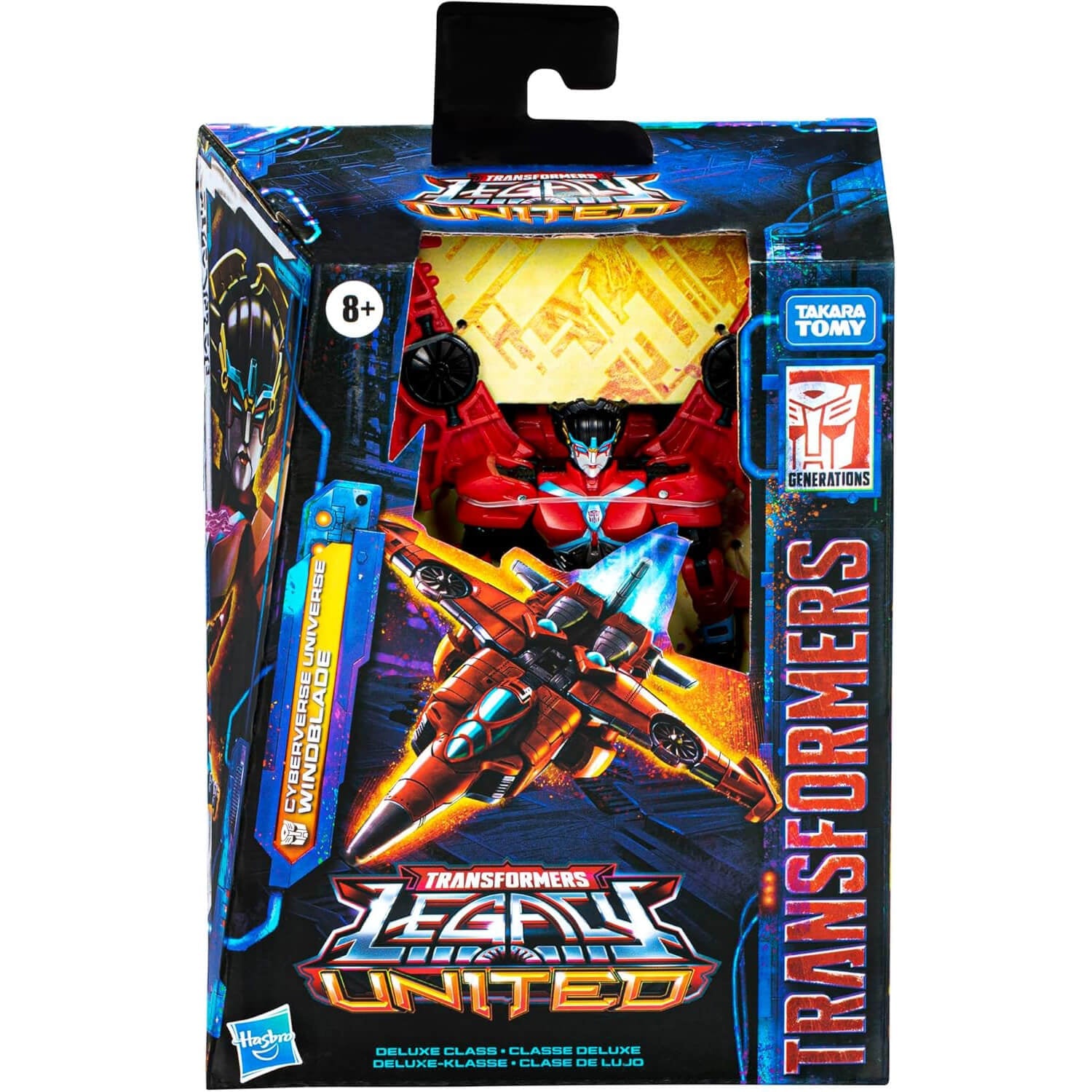 Transformers Legacy United Deluxe Cyberverse Universe Windblade 5.5-Inch Action Figure