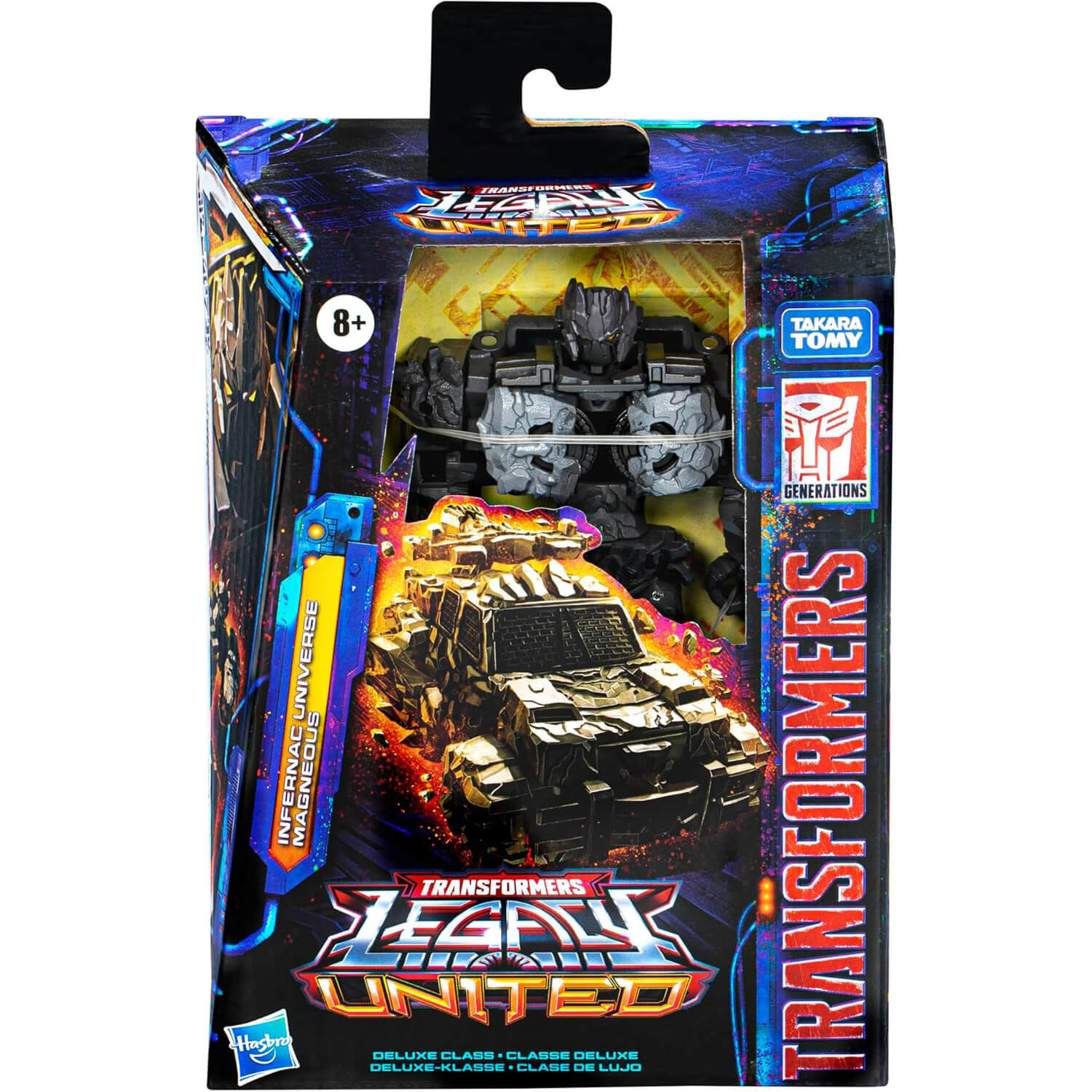 Transformers Legacy United Deluxe Infernac Universe Magneous 5.5-Inch Action Figure