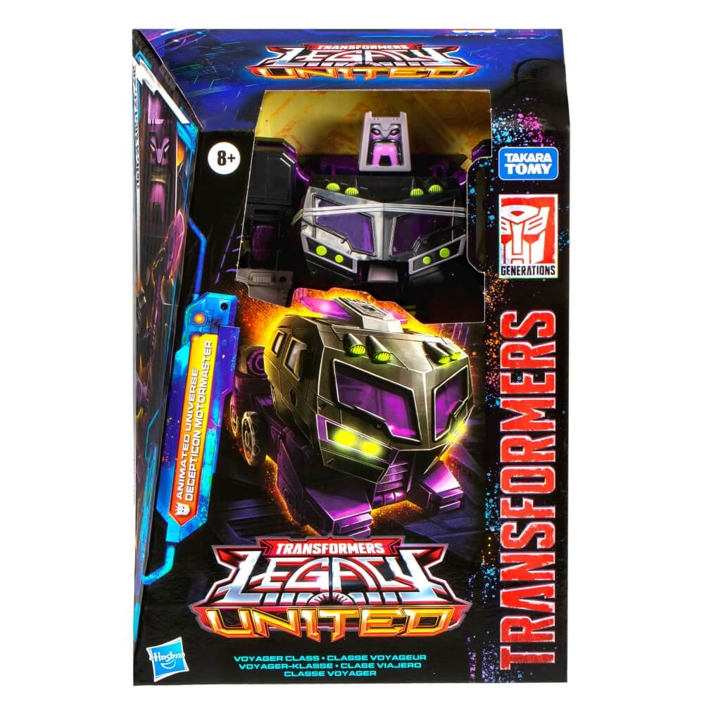Transformers Legacy United Voyager Class Animated Universe Decepticon Motormaster 7-Inch Action Figure
