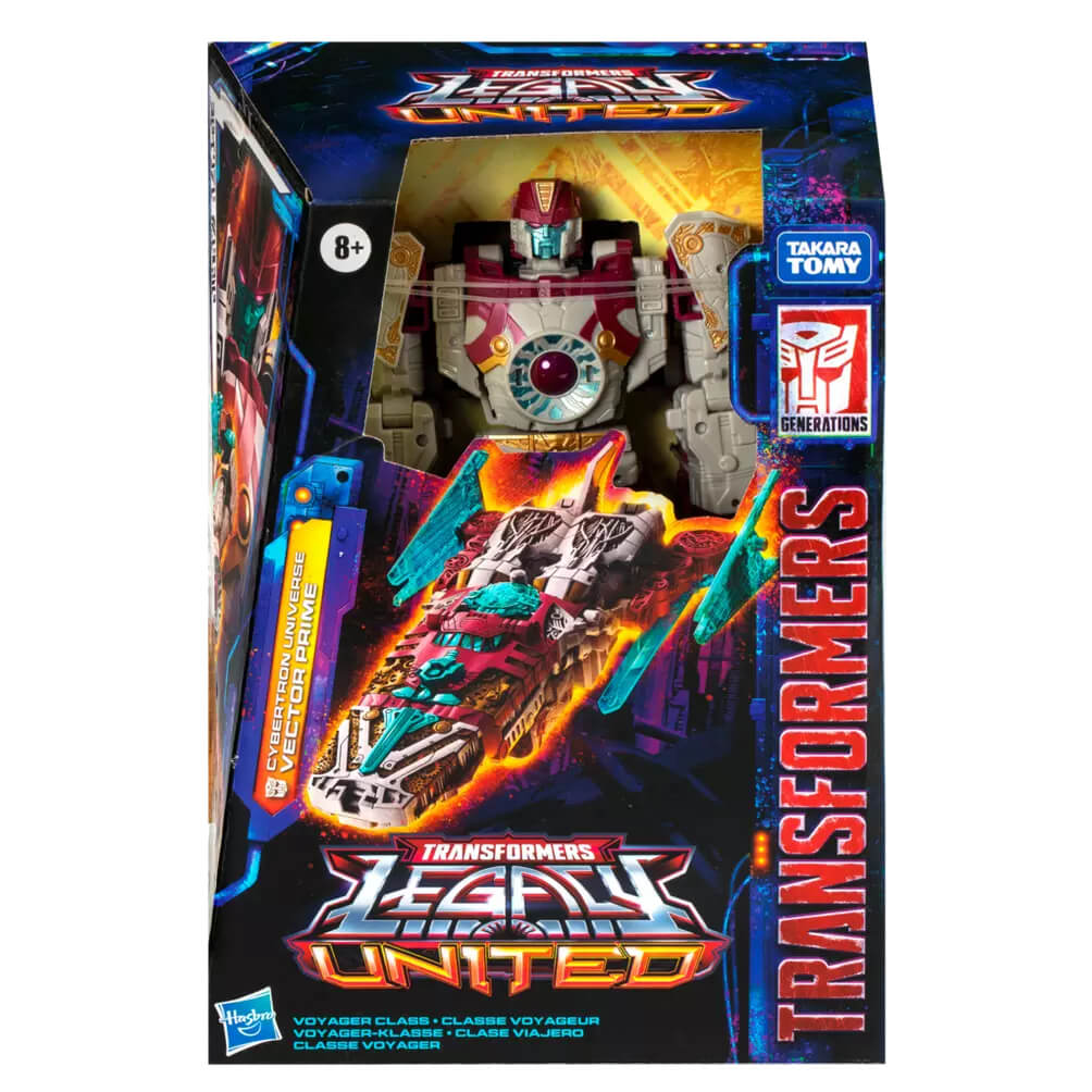 Transformers Legacy United Voyager Class Cybertron Universe Vector Prime Figure 7-Inch Action Figure
