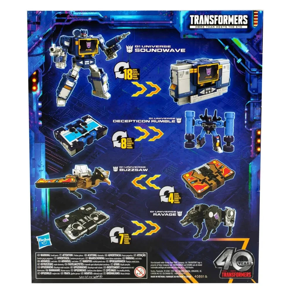 Transformers Legacy United Voyager Class G1 Universe Soundwave 7.5-Inch Action Figure