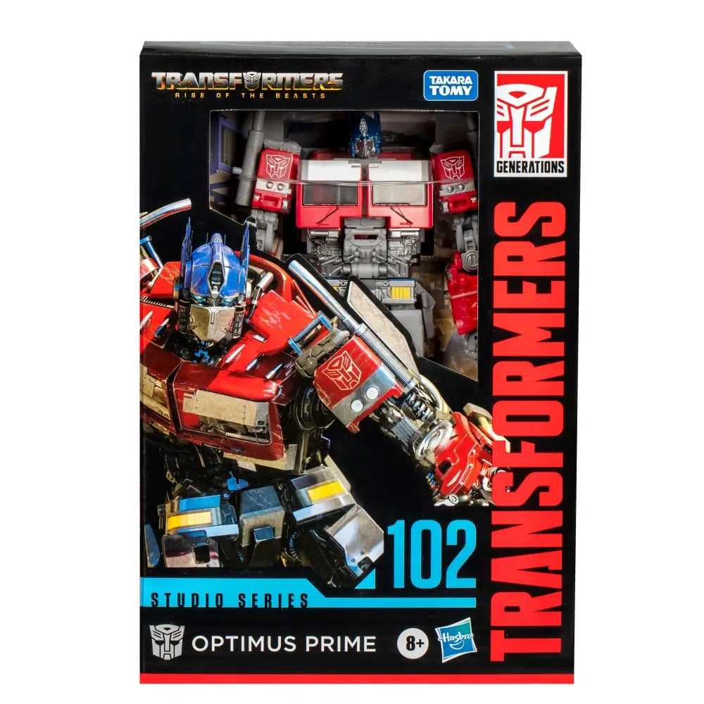 Transformers Studio Series Voyager Class Rise of the Beasts 102 Optimus Prime 6.5-Inch Action Figure