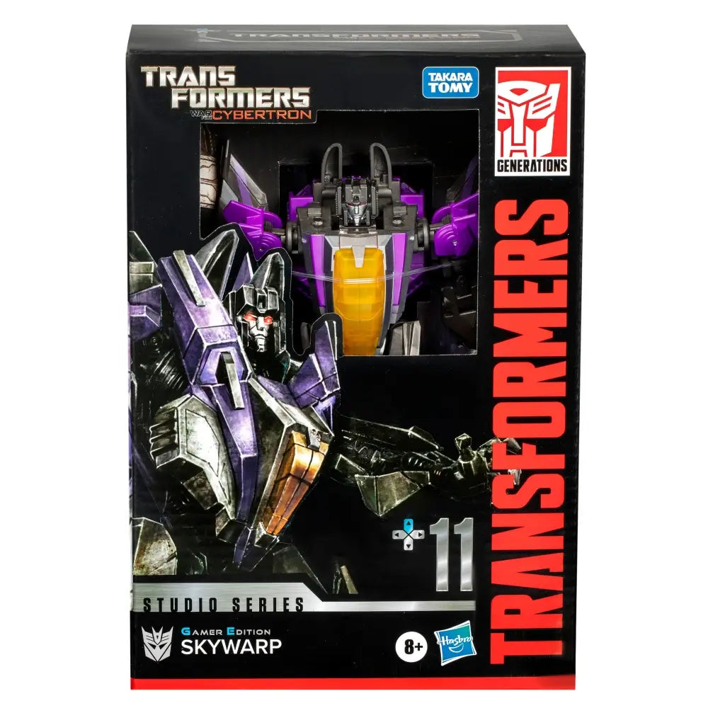 Transformers Studio Series Voyager Class War for Cybertron 11 Skywarp 6.5-Inch Action Figure