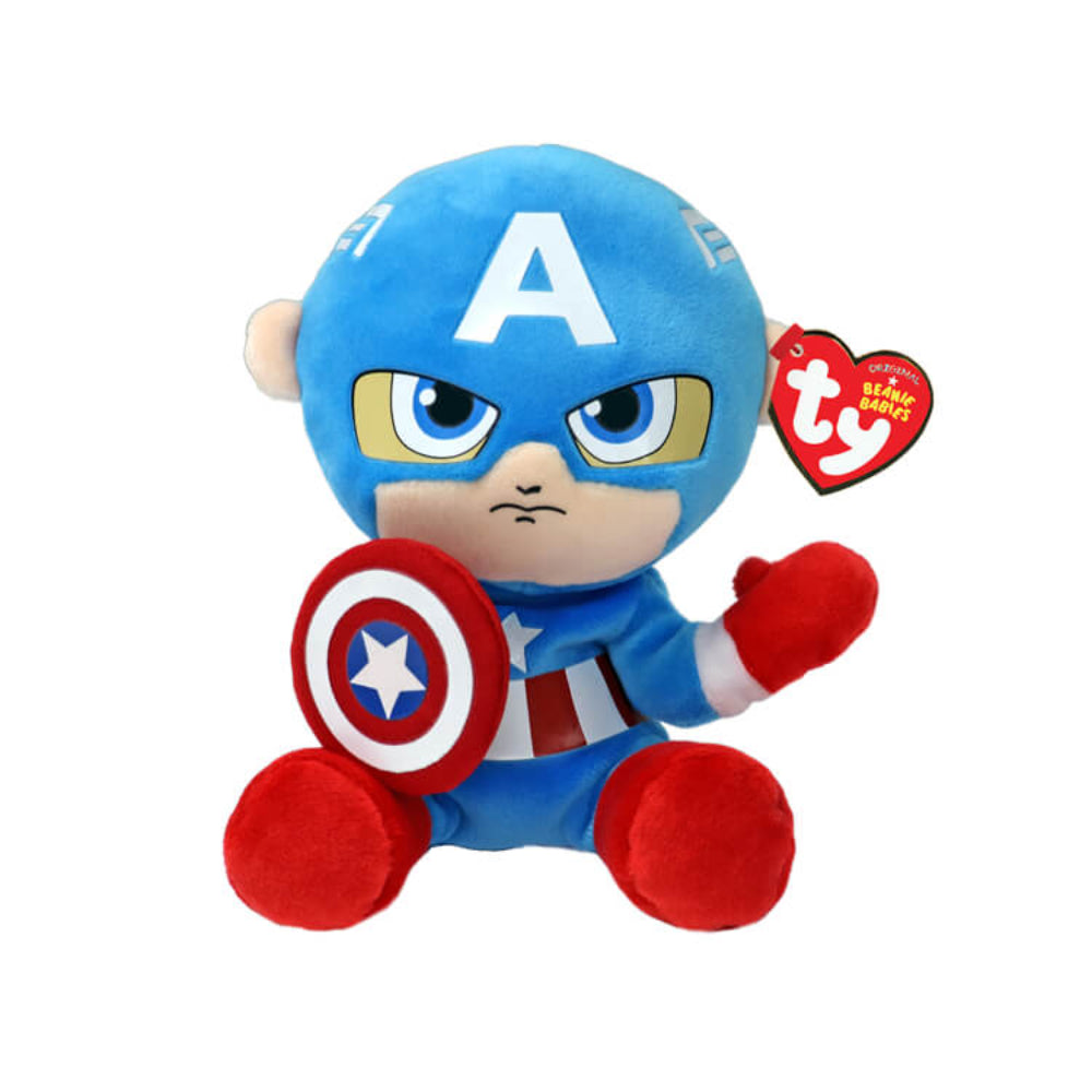 Ty Marvel Soft Captain America Plush