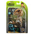 Untamed Fingerlings Doom Skeleton Dinosaur toy in original packaging, showing bone-colored T-Rex design with interactive features and over 40 sound effects for playful finger-controlled action.