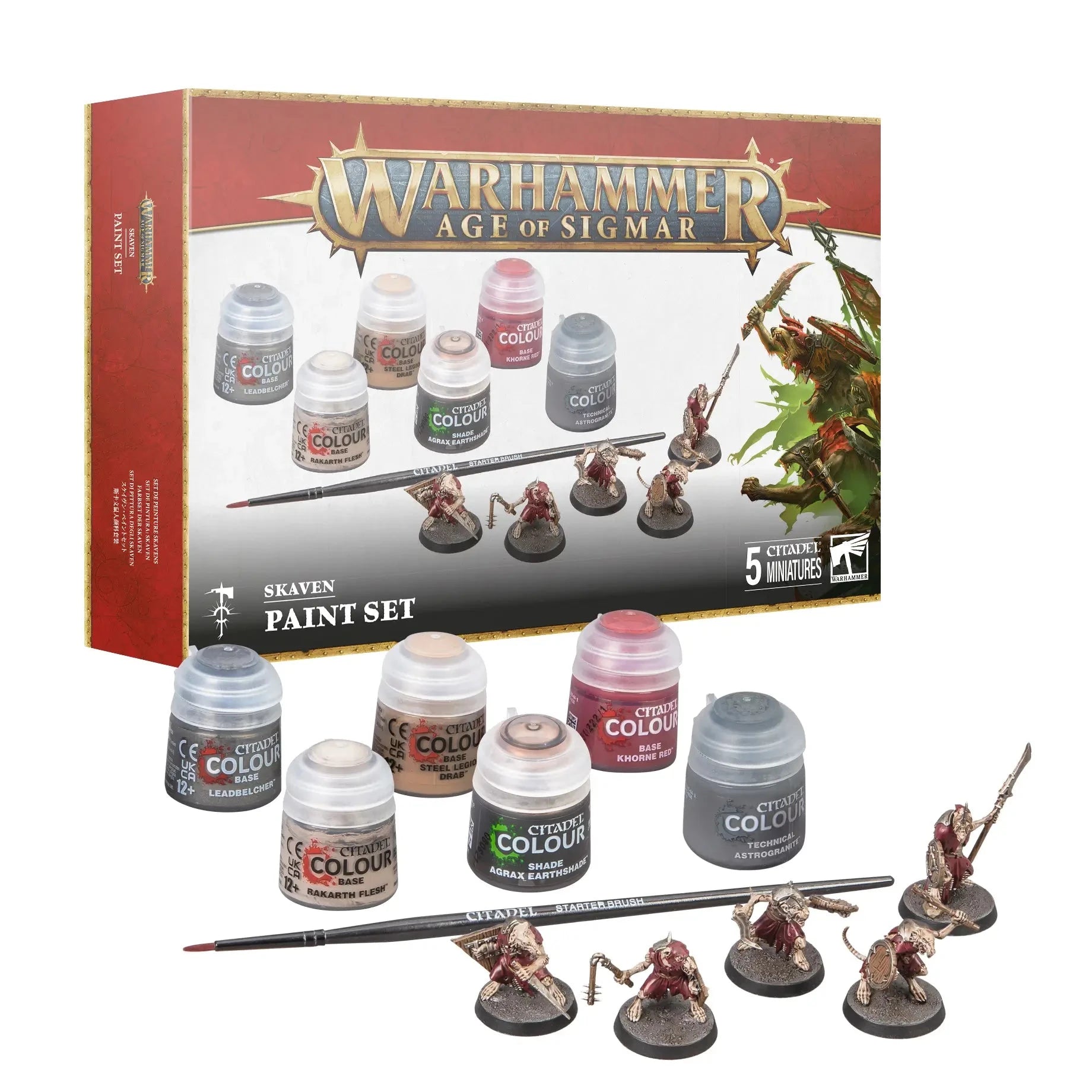 Warhammer Age of Sigmar Skaven Paint Set