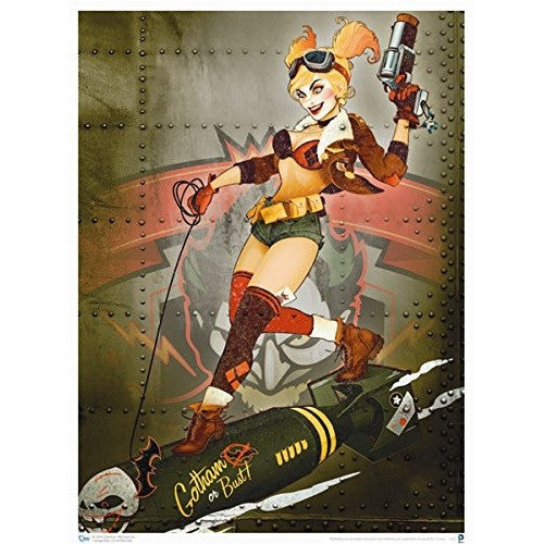 DC BOMBSHELLS HARLEY - GOTHAM OR BUST PRINT