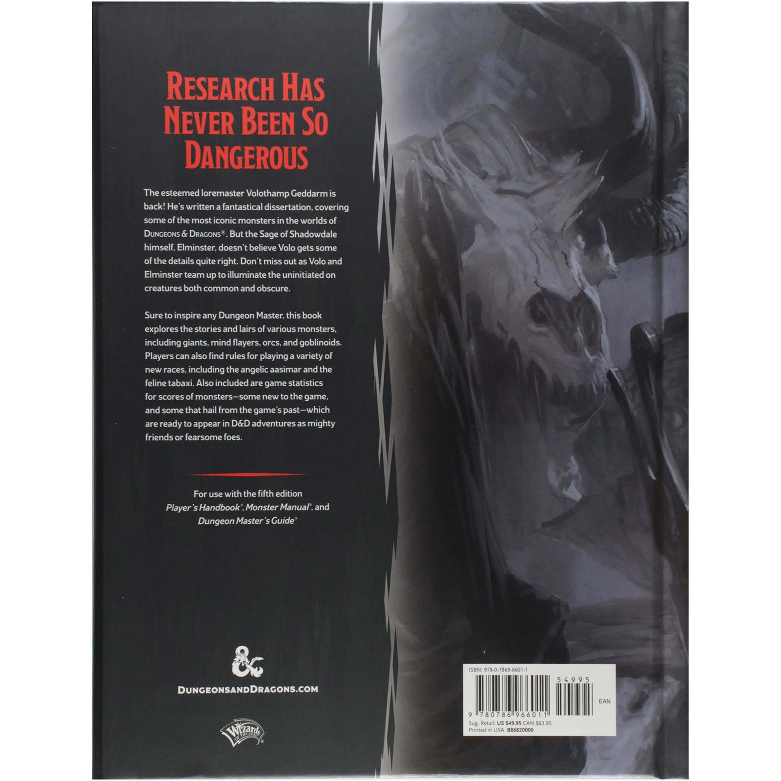 D&D Volo's Guide to Monsters Hardcover