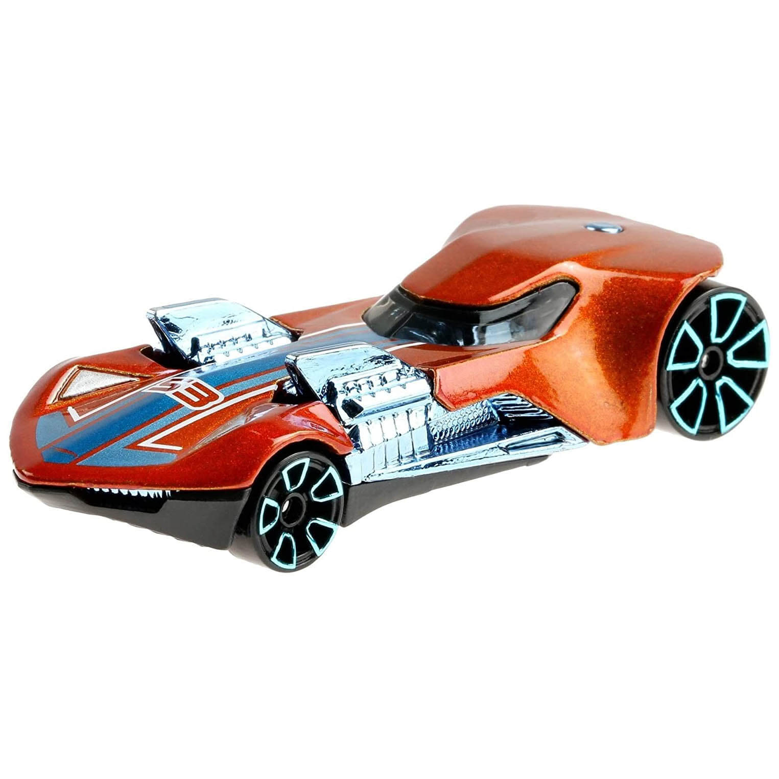 Hot Wheels Orange & Blue 53rd Anniversary Twin Mill III