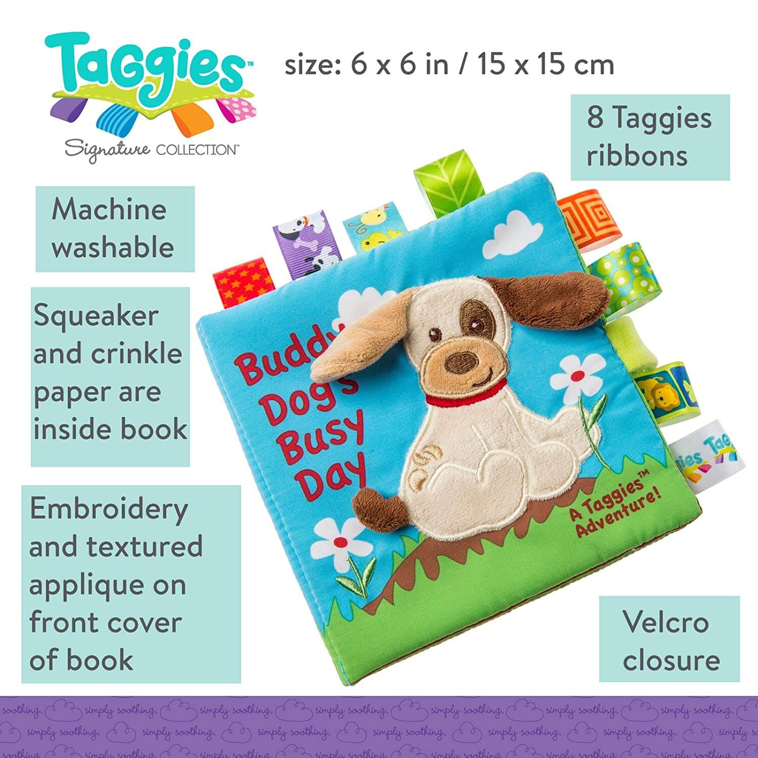 Mary Meyer Taggies Buddy Dog Soft Book