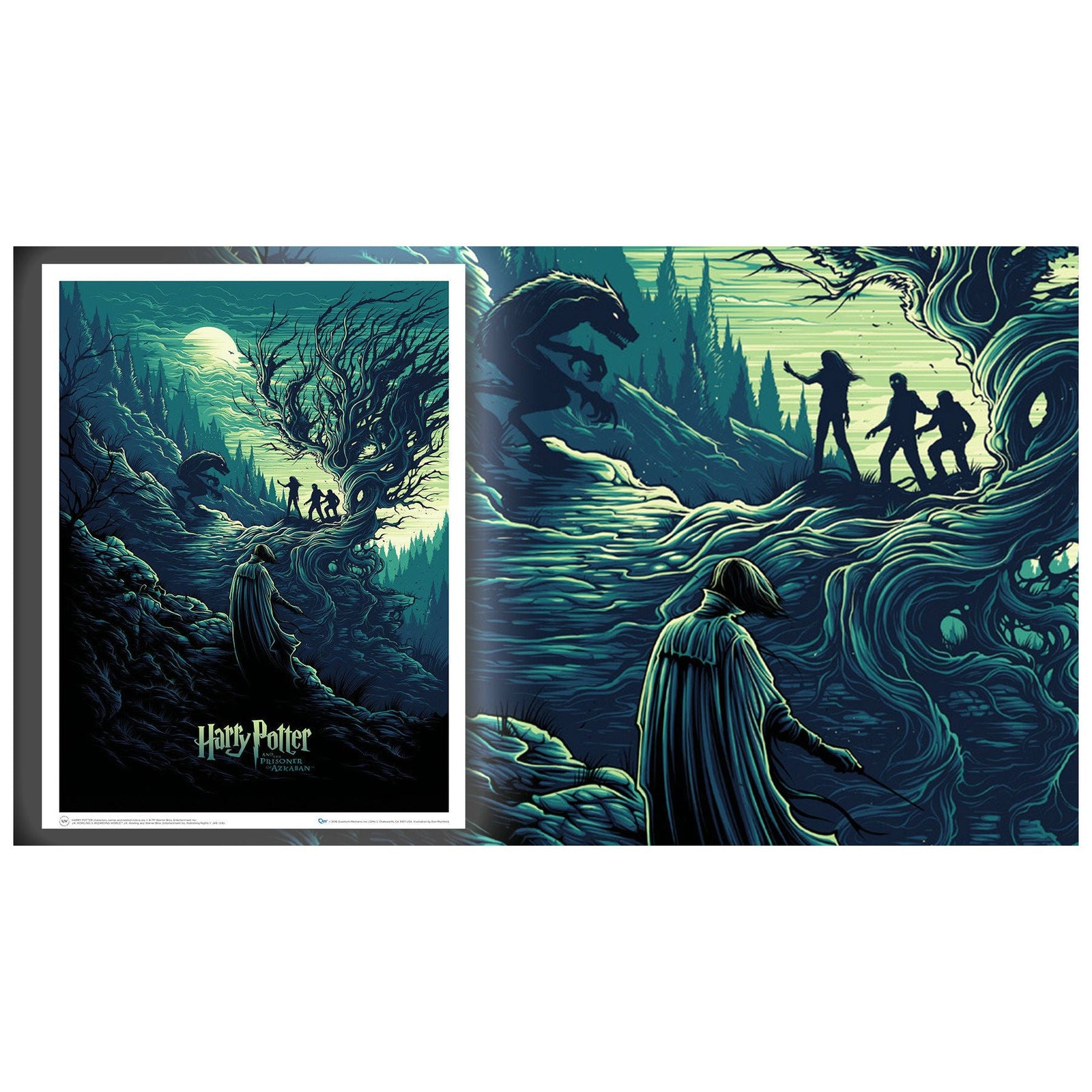 QMx Harry Potter& The Shadow of the WerewolfArt PrintArt By: Dan MumfordSize: 18