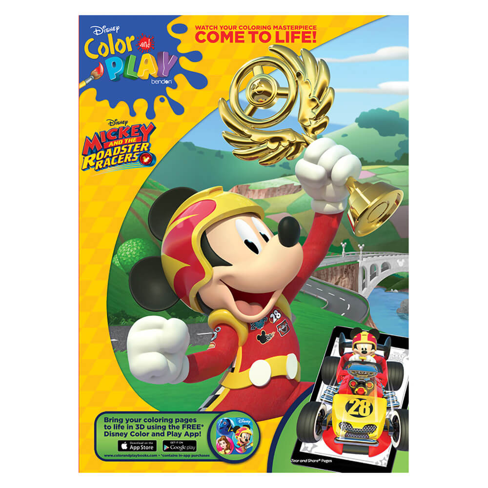 Bendon Mickey and the Roadster Racers Coloring and Activity Book