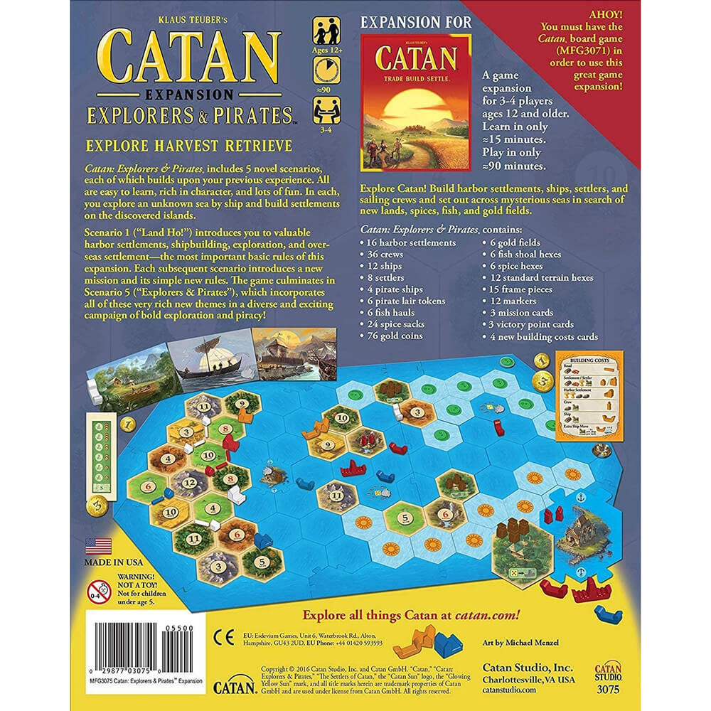 Catan Explorers & Pirates Expansion