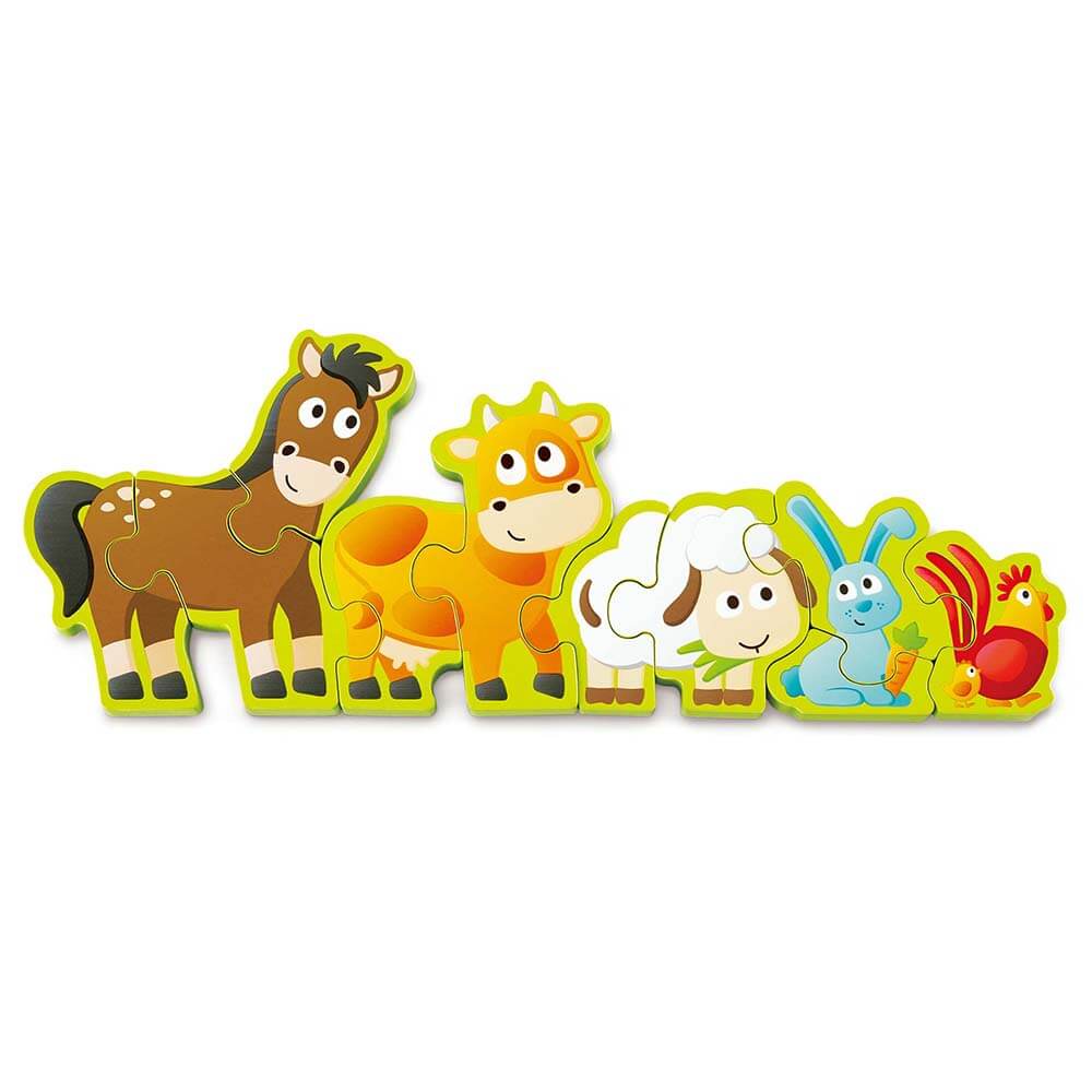 Hape Numbers & Farm Animals Puzzle