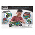 Back view of the K'nex Mega Motorcycle Building Set package.