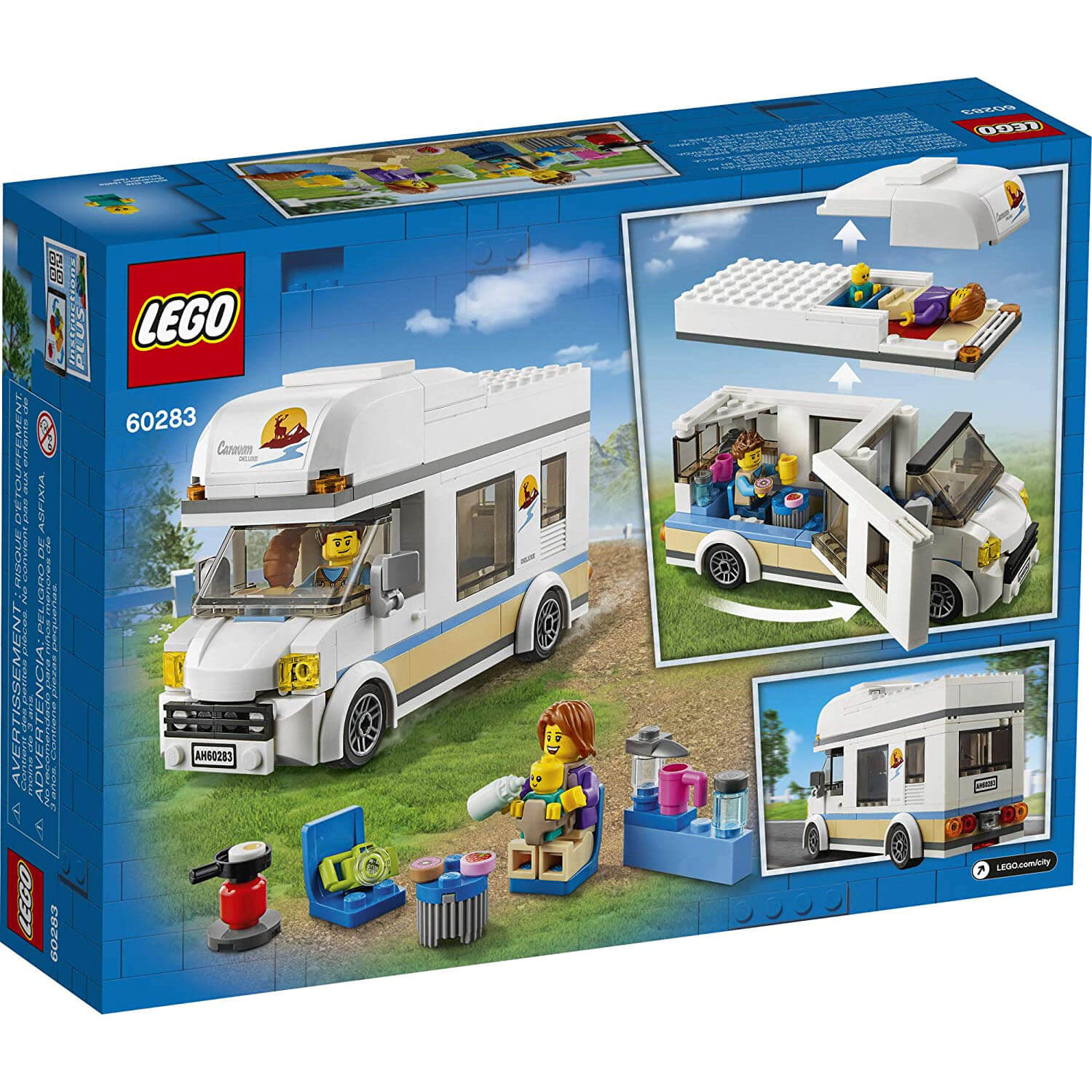LEGO City Great Vehicles Holiday Camper Van 190 Piece Set