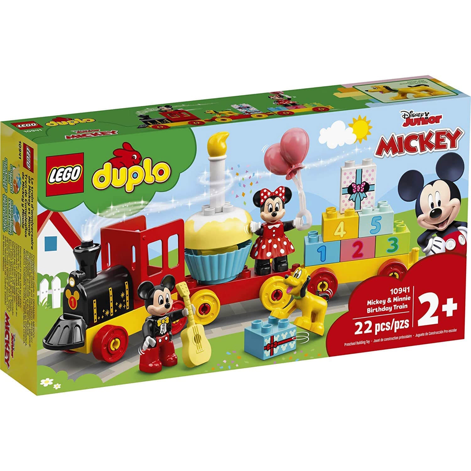 LEGO DUPLO Disney Mickey & Minnie Birthday Train 22 Piece Set