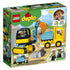 LEGO DUPLO Town Truck & Tracked Excavator 20 Piece Building Set