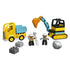 LEGO DUPLO Town Truck & Tracked Excavator 20 Piece Building Set