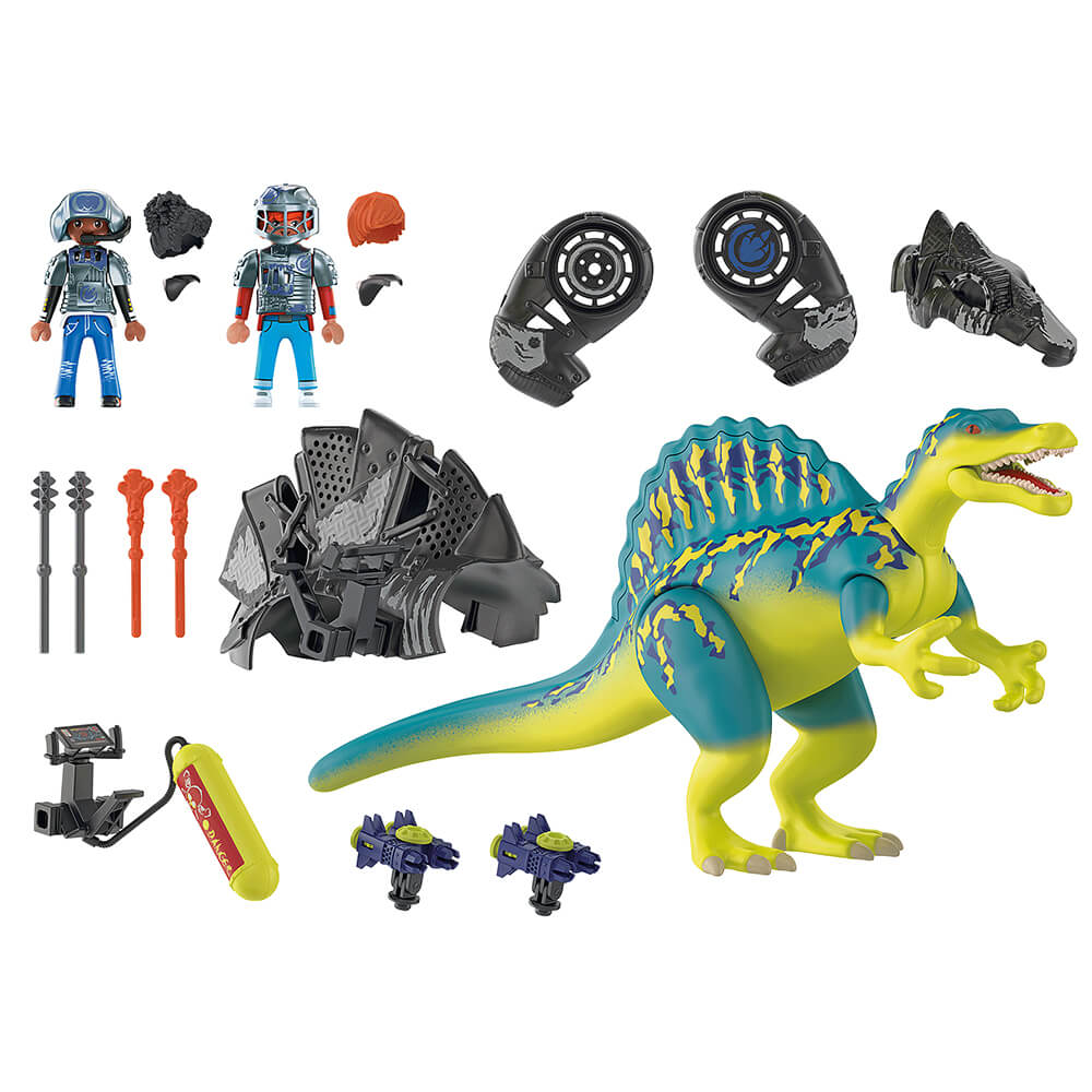 PLAYMOBIL Dinos Spinosaurus: Double Defense Power (70625)