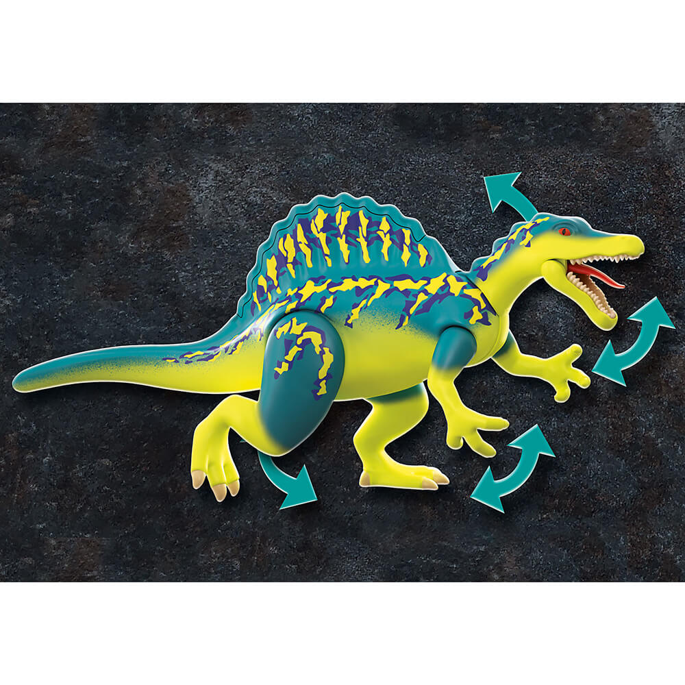 PLAYMOBIL Dinos Spinosaurus: Double Defense Power (70625)