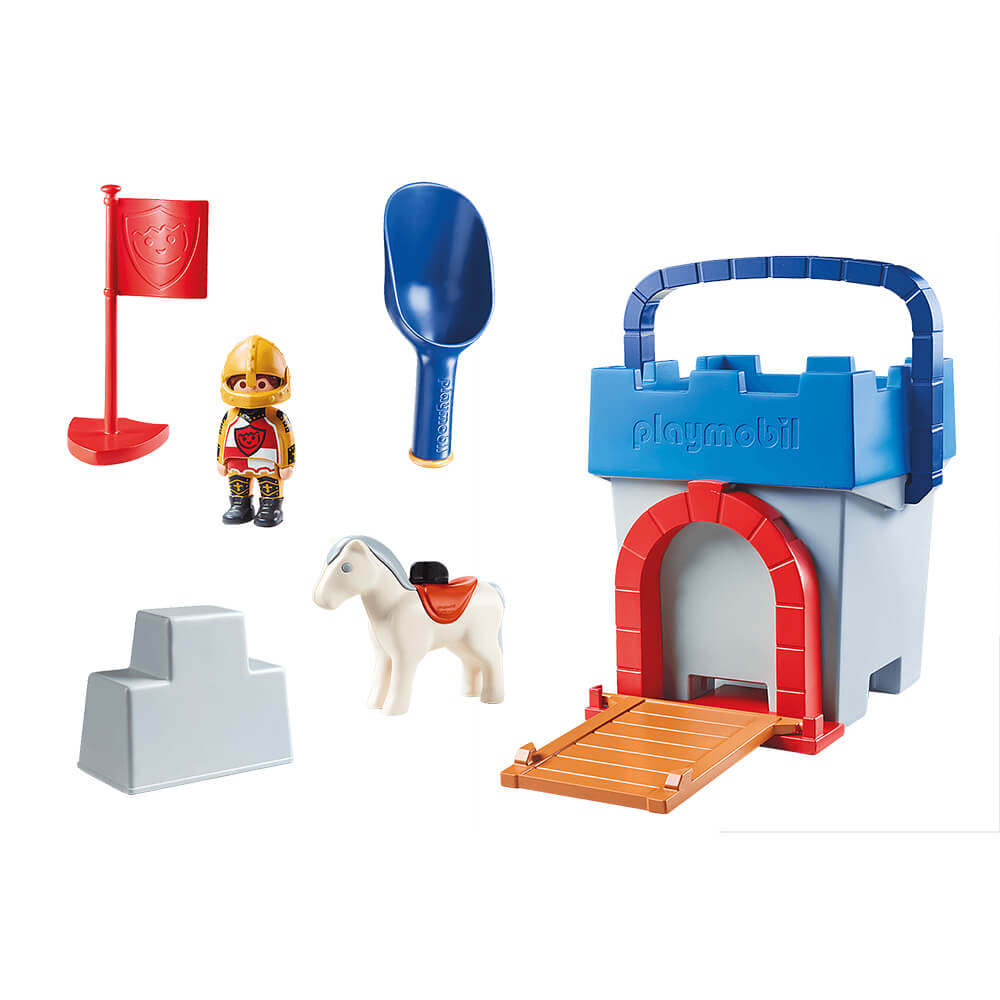 PLAYMOBIL PLAYMOBIL 1.2.3 SAND Knight's Castle Sand Bucket