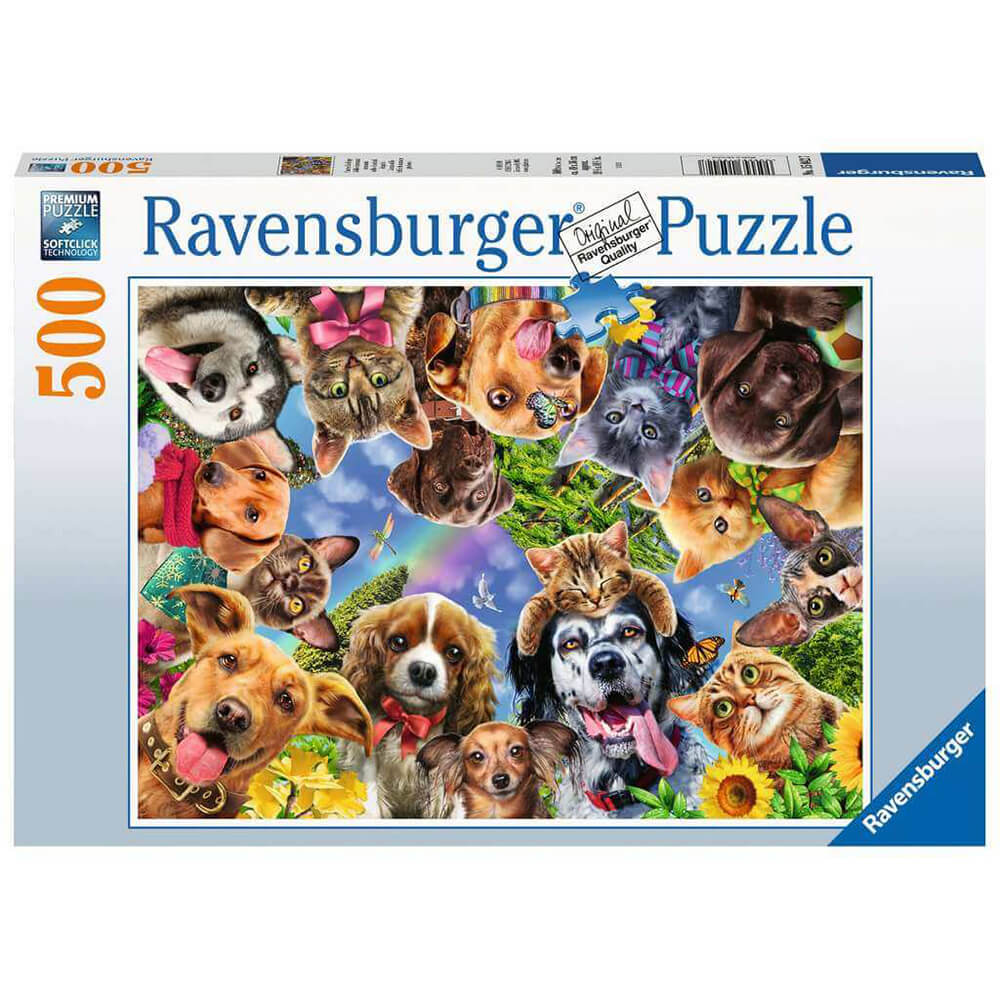 Ravensburger Animal Selfie 500 Piece Jigsaw Puzzle