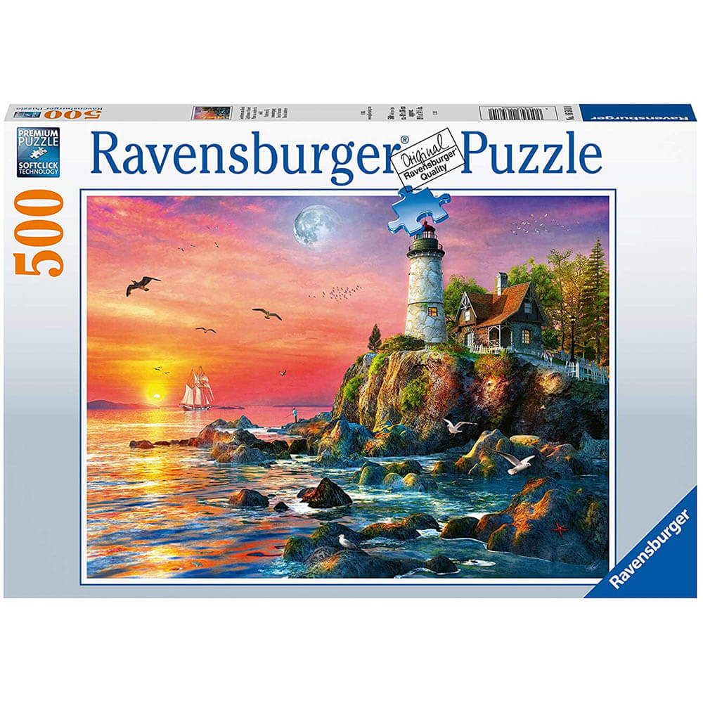 Ravensburger Lighthouse at Sunset 500-Piece Puzzle