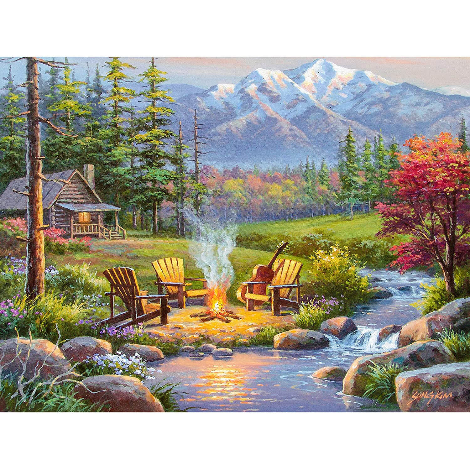 Ravensburger Riverside Livingroom 750-Piece Puzzle