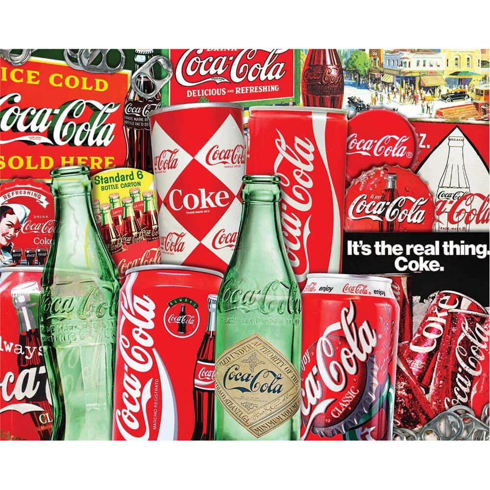 Springbok Coca-Cola Vintage Cans 1000 Piece Jigsaw Puzzle
