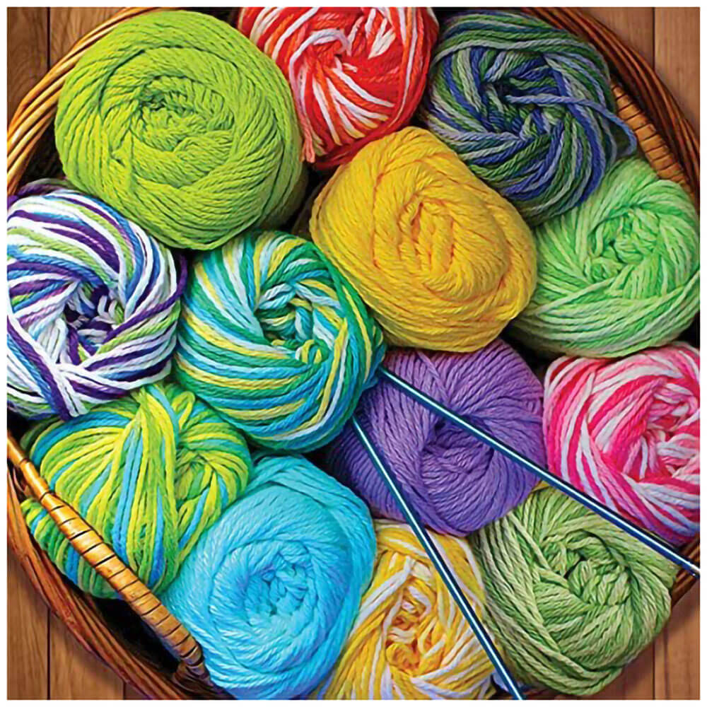 Springbok Colorful Yarn 500 Piece Jigsaw Puzzle