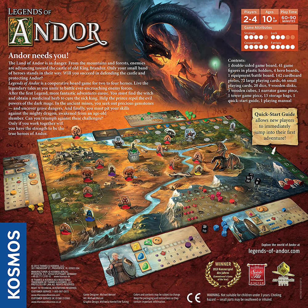 Thames and Kosmos Legends of Andor (Base Game)