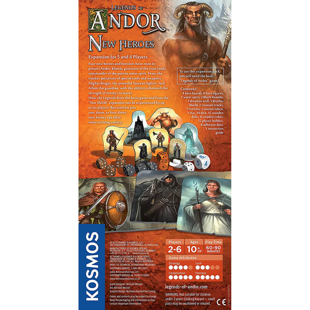 Thames & Kosmos Legends of Andor: New Heroes Expansion