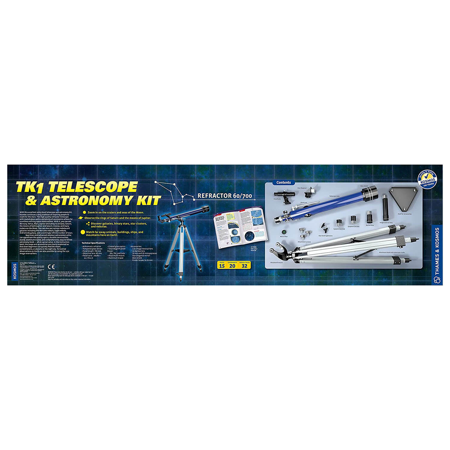 Thames and Kosmos TK1 Telescope & Astronomy Kit