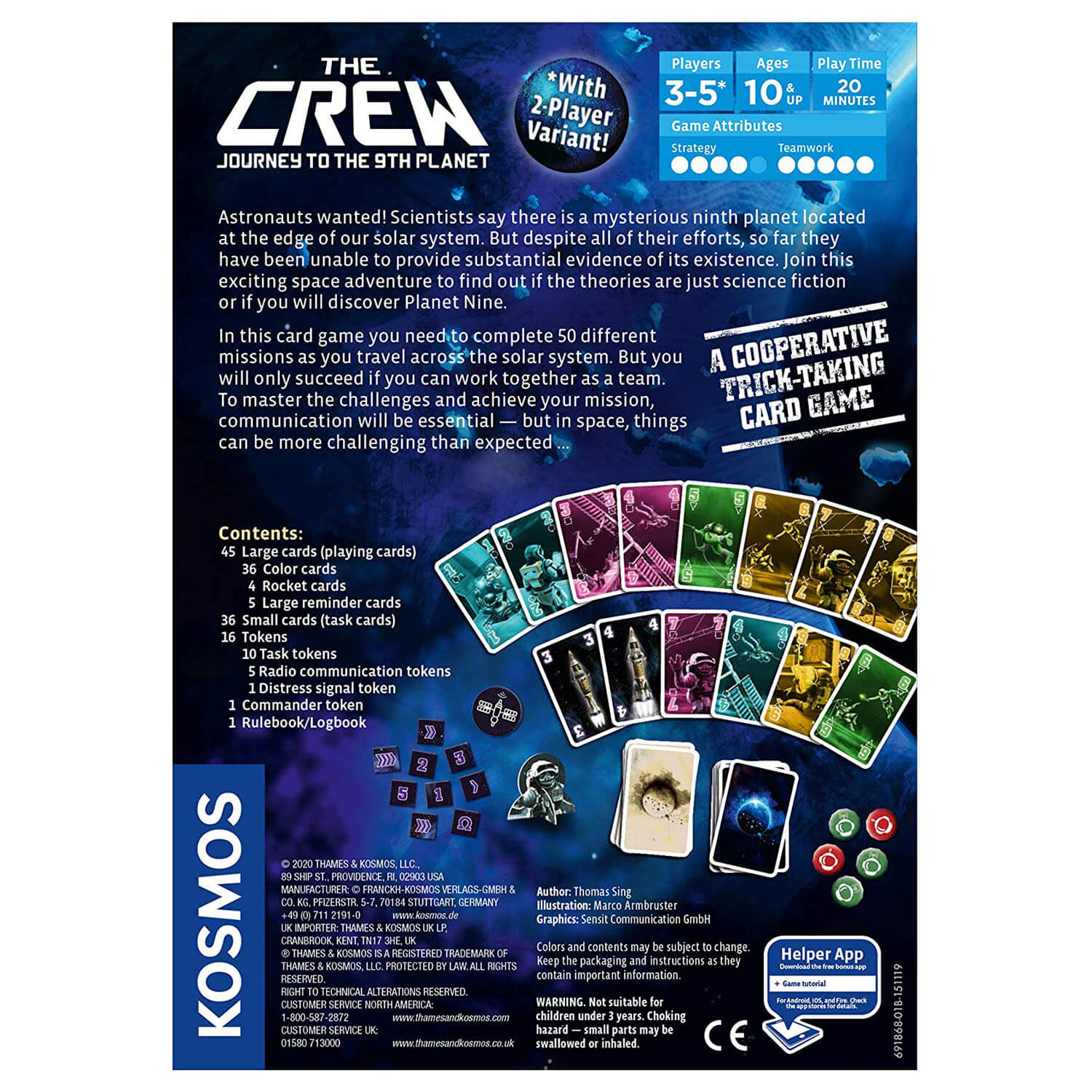 Thames and Kosmos The Crew: The Quest for Planet Nine