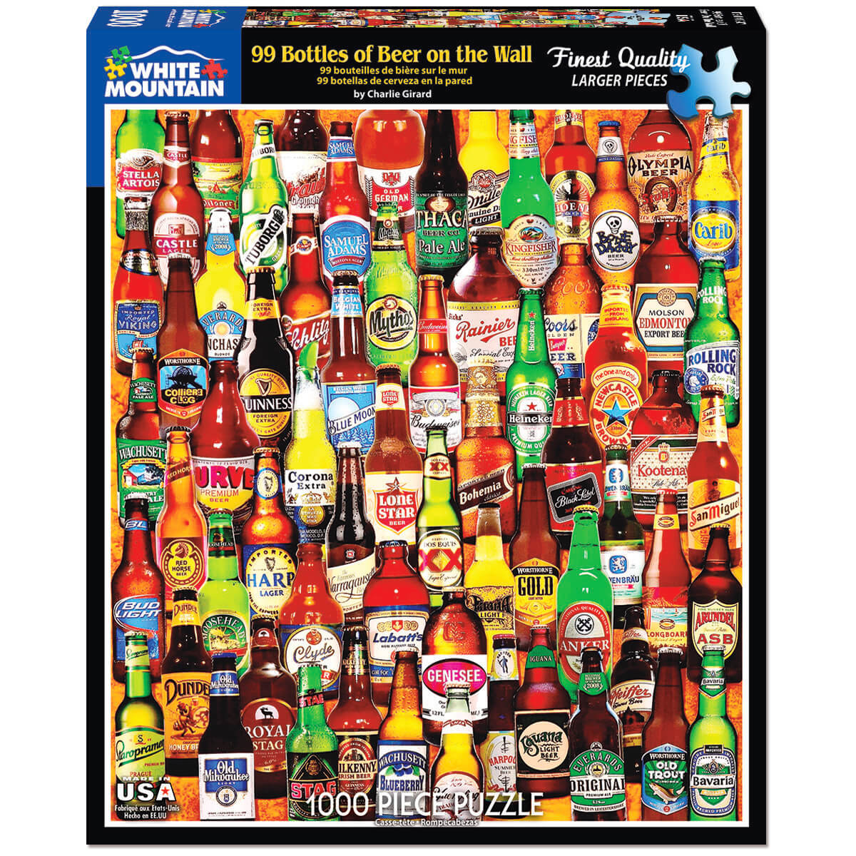 White Mountain Puzzles 99 Bottles of Beer 1000 Piece Puzzle