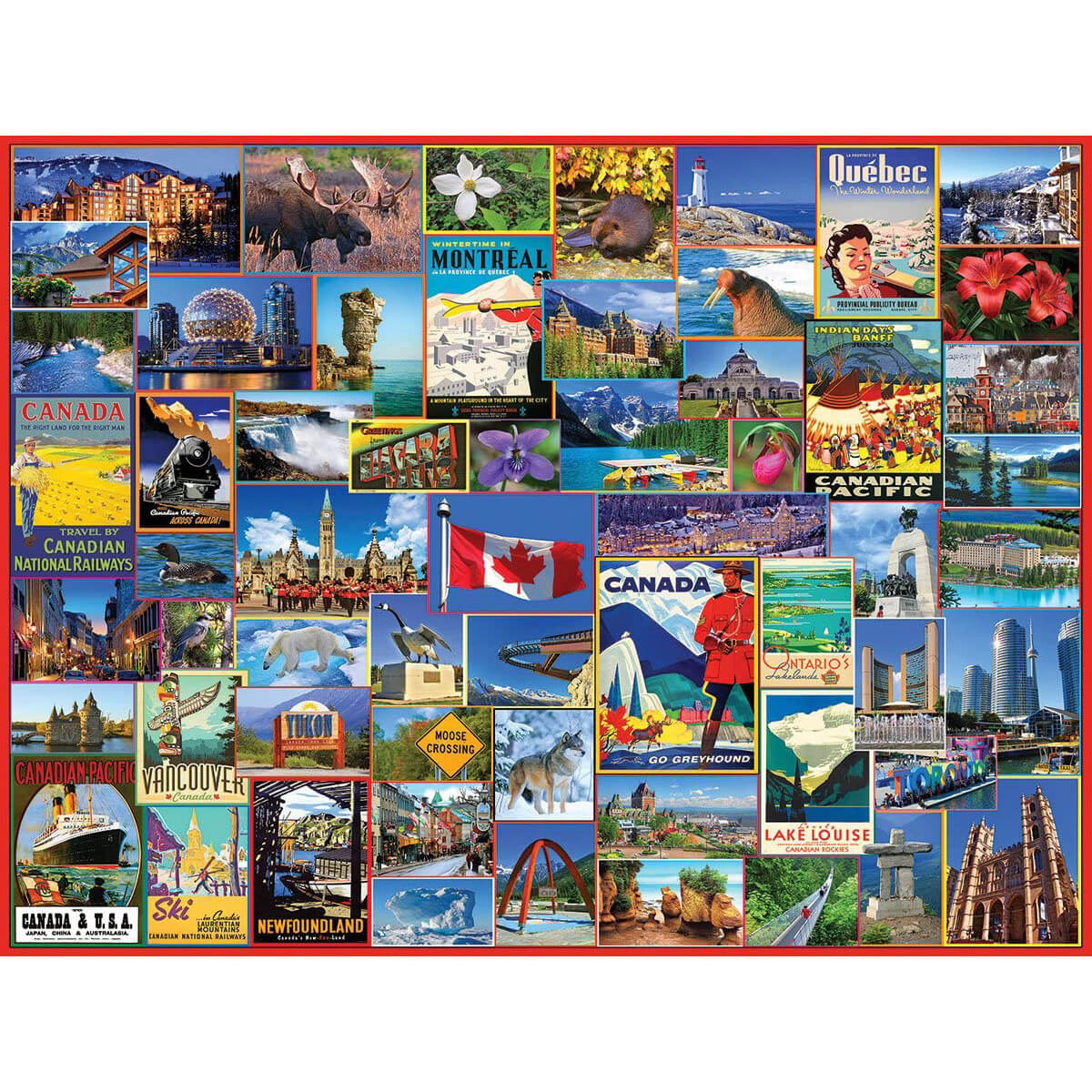 White Mountain Puzzles Best Places in Canada 1000 Pc