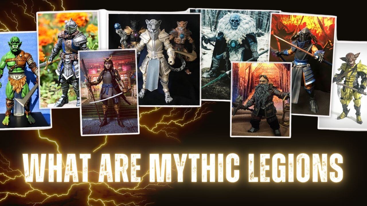 What are Mythic Legions? Mythic Legions are highly detailed and customizable action figures with a fantasy theme, created by Four Horsemen Studios.