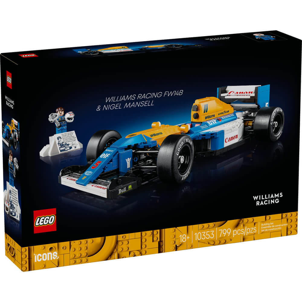 LEGO® Icons Williams Racing FW14B & Nigel Mansell 799 Piece Building Kit (10353)