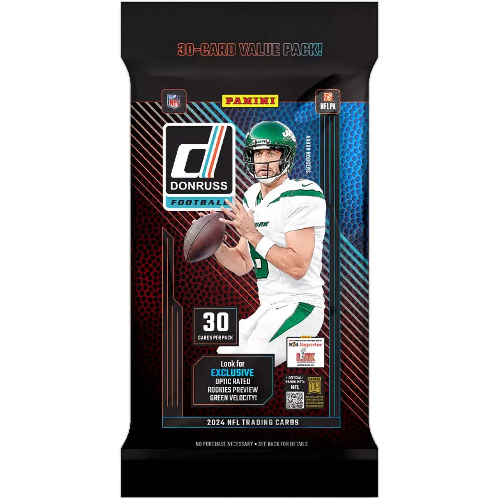 2024 Panini Donruss Football NFL Fat Pack (30 Cards)