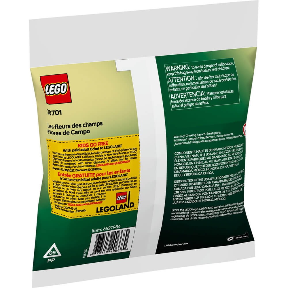 LEGO® Botanicals Field Flowers Building Kit 30701