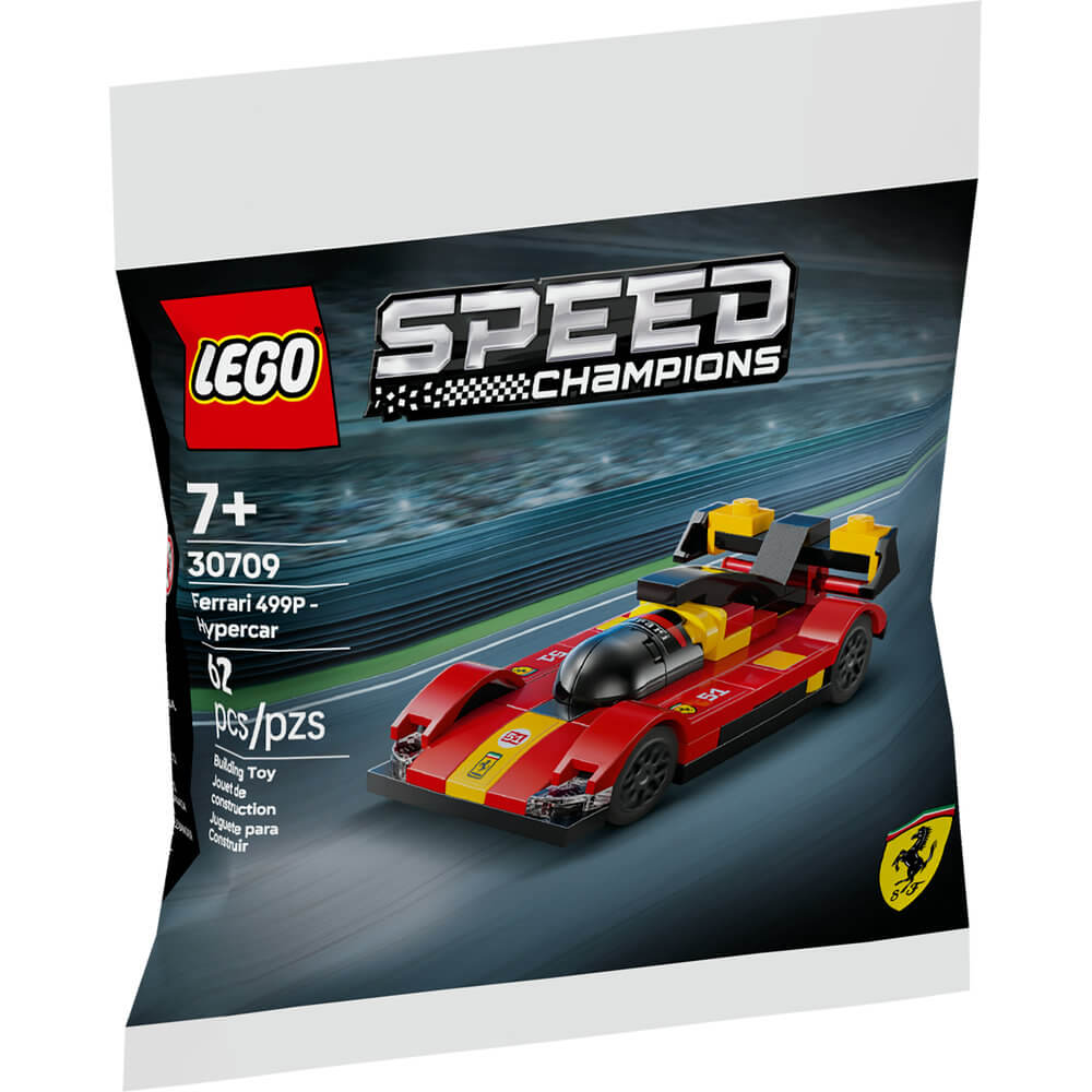 LEGO® Speed Champions Ferrari Ferrari 499P - Hypercar 62 Piece Building Kit (30709)