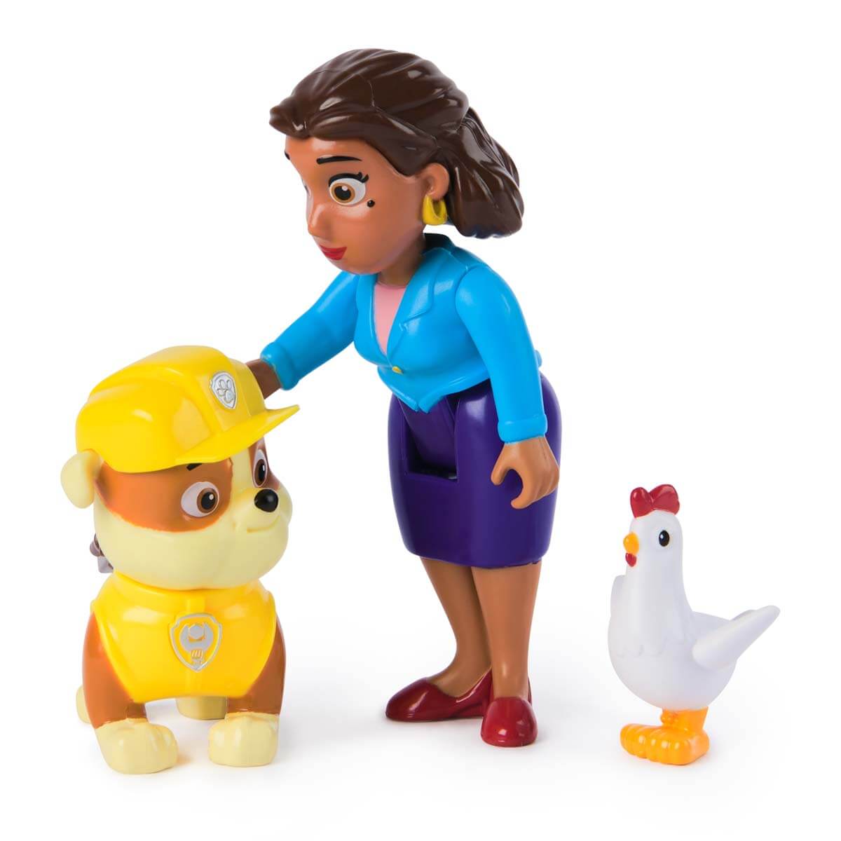 Paw Patrol Rubble and Mayor Goodway Figure Playset