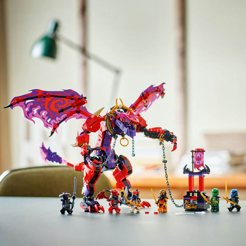 LEGO® Ninjago Thunderfang Dragon of Chaos 668 Piece Building Kit (71832)