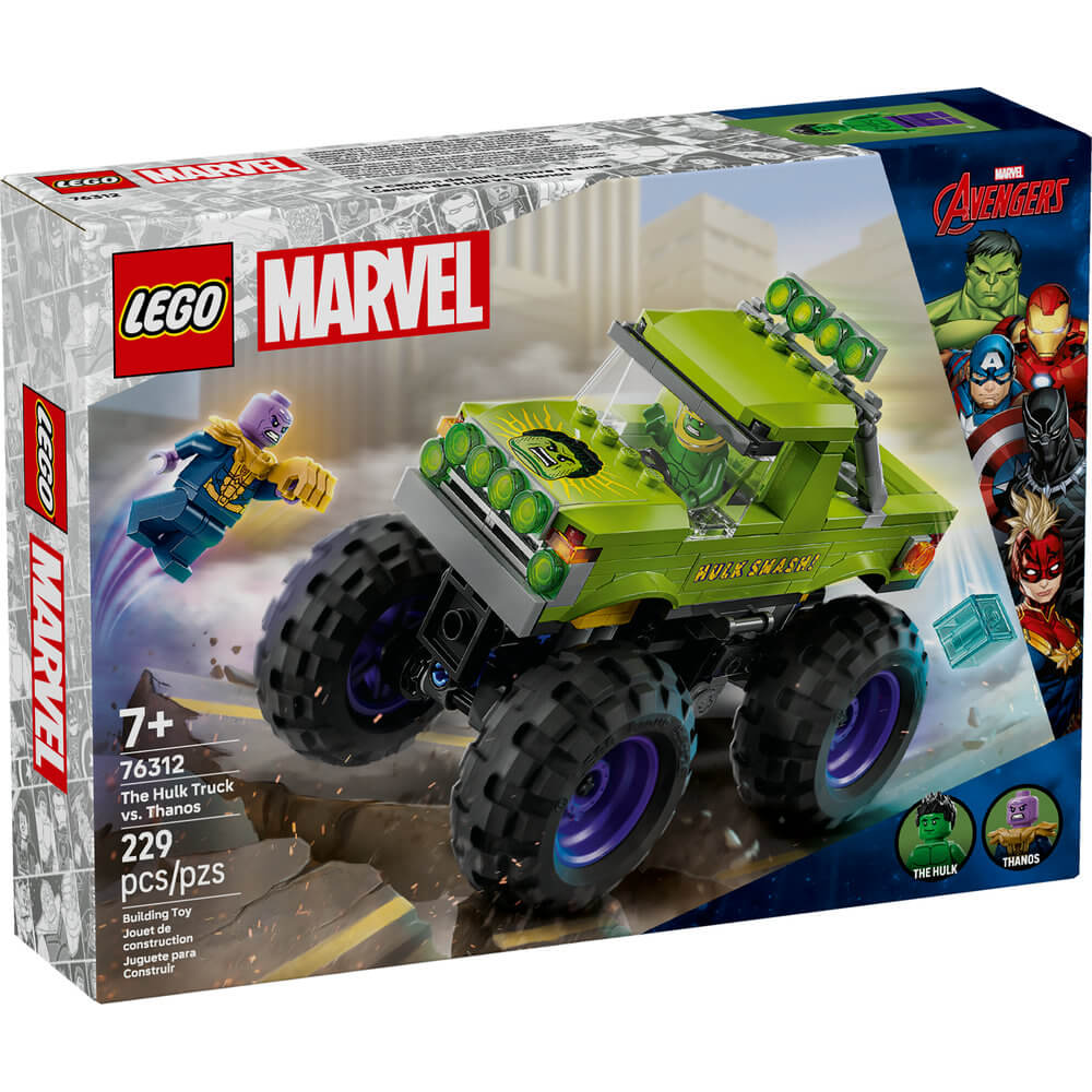 LEGO® Marvel The Hulk Truck vs. Thanos 229 Piece Building Kit (76312)