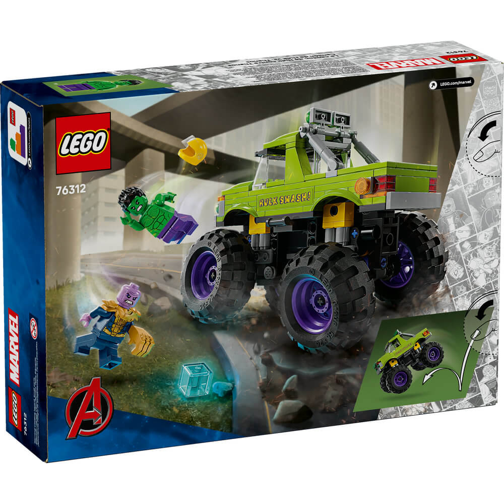LEGO® Marvel The Hulk Truck vs. Thanos 229 Piece Building Kit (76312)